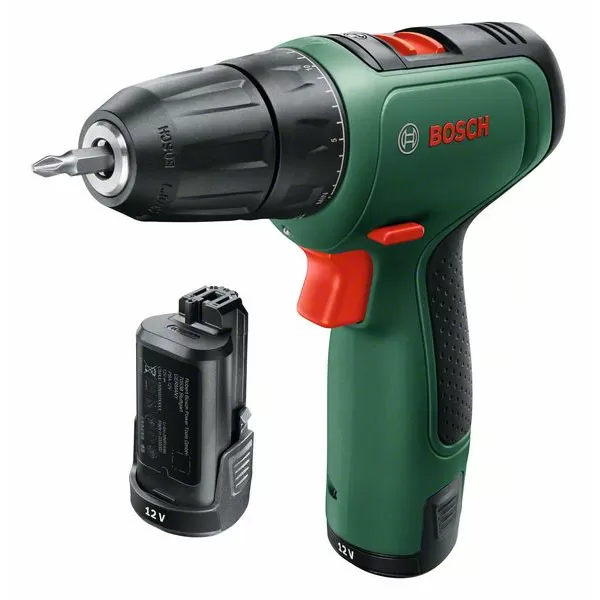 Aku vrtací šroubovák Bosch EasyDrill 1200 (Nico) (2x1,5 Ah) + AC set 06039D3007