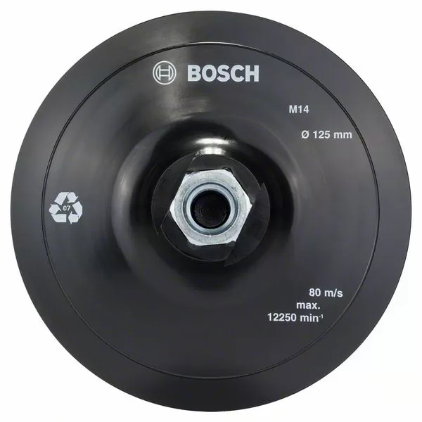 Talíř se suchým zipem - 125 mm, 12 500 ot/min 2608601077