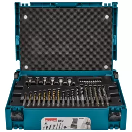 Sada bitů a vrtáků Makita B-69478 SDS-Plus Makpac, 65ks