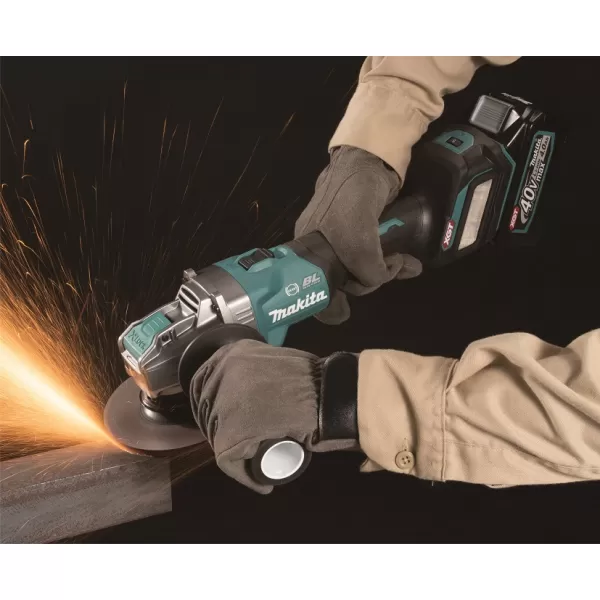 Aku úhlová bruska s regulací a X-lock Makita GA041GZ, 125mm Li-ion XGT 40V, bez aku Z
