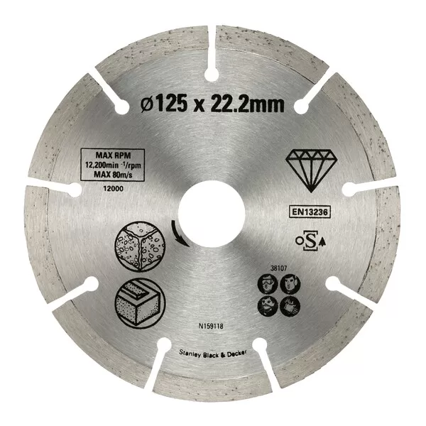 Kotouč diamantový 125mm Stanley FatMax