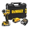 Aku rázový utahovák DeWalt DCF860E2T POWERSTACK, 18V, 2x1,7Ah, kufr