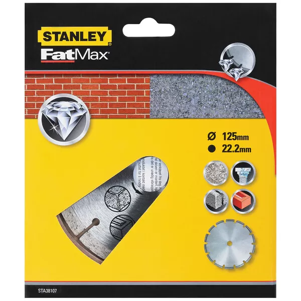 Kotouč diamantový 125mm Stanley FatMax