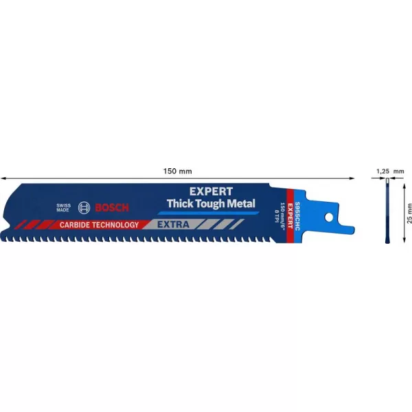 Sada pilek S 955 CHC EXPERT Thick Tough Metal Bosch