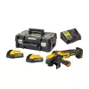 Úhlová bruska Dewalt bezuhlíková DCG405H2T 125mm POWERSTACK 18 V 2 x 5.0Ah