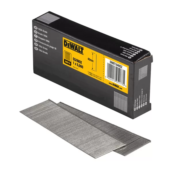Nerezové hřebíky 1,25 x 40 mm 5000 ks DeWalt pro DCN680