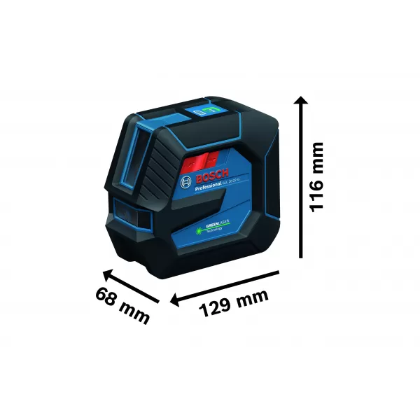 Křížový laser Bosch GLL 20-22 G+LB10+BT150+pouch+TP Professional 0601065601