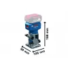 Aku ohraňovací frézka Bosch GLF 18V-8 Professional 06016C6000