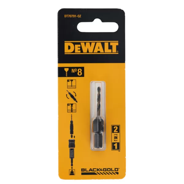 Vodicí vrták DeWalt DT70791 (2,77 mm) se záhlubníkem pro šrouby o průměru 4mm