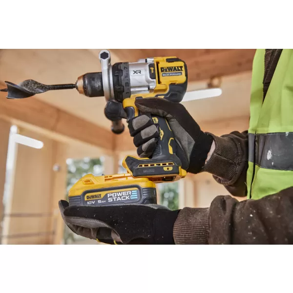 Aku vrtačka s příklepem DeWalt DCD1007H2T, 18V, 2x 5,0Ah POWERSTACK