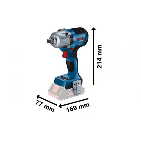 Aku rázový utahovák Bosch GDS 18V-450 PC Professional (solo) 06019K4101