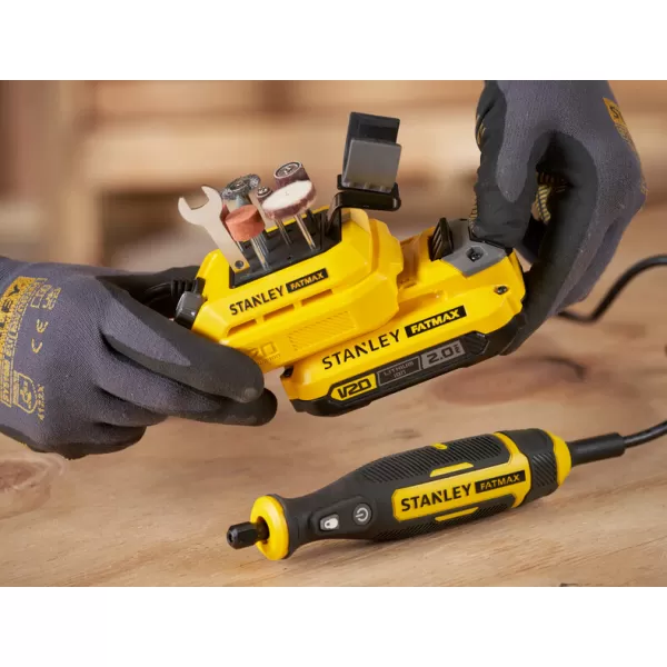 Aku přímá bruska Stanley FATMAX® SFMCE030B, V20, bez baterie a nabíječky 18 V