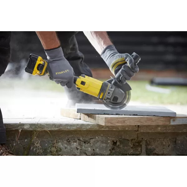 Aku úhlová bruska Stanley FATMAX® SFMCG400B, V20, bez baterie a nabíječky 18 V