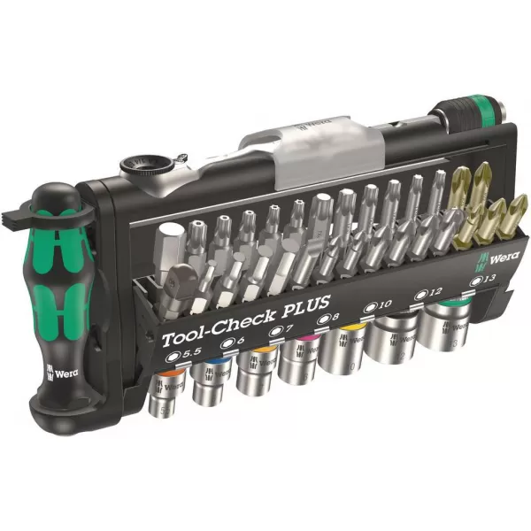 Sada bitů s ráčnou Tool-Check+ 39 ks Wera