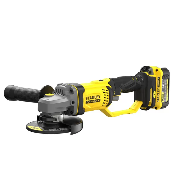Aku úhlová bruska Stanley FATMAX® SFMCG400M2K, V20, 2 x 4.0 Ah 18 V