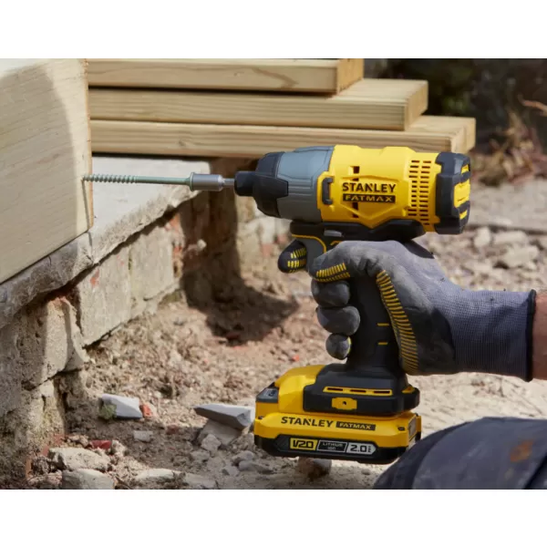 Aku kombinovaná sada 18V Stanley FATMAX® SFMCK465D2S, V20, 2x 2.0 Ah