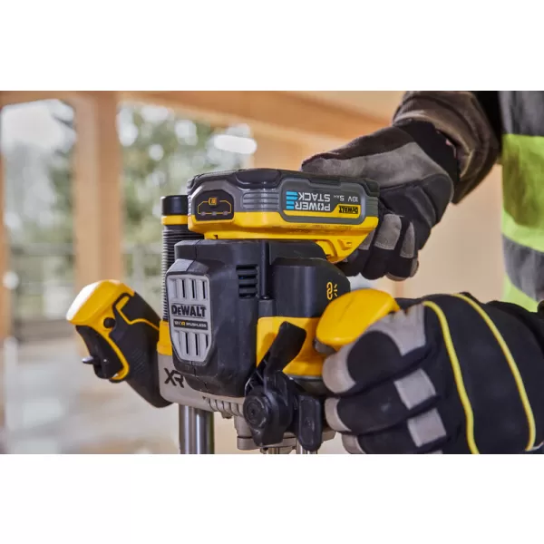Aku horní frézka DeWalt DCW620H2, 18V, 2x5,0Ah, TSTAK