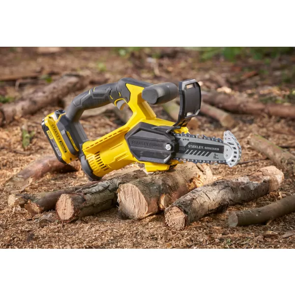 Aku ruční řetězová pila Stanley FATMAX® SFMCPS415D1, V20, 1 x 2.0 Ah 18 V