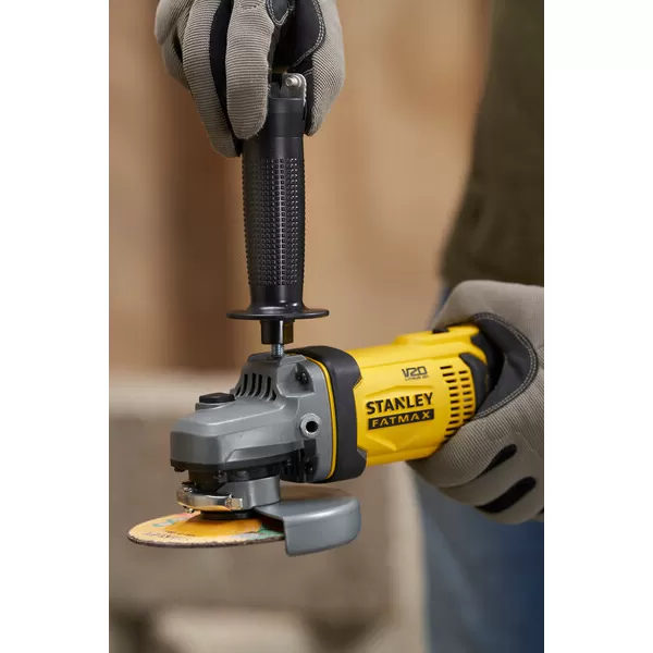 Aku úhlová bruska Stanley FATMAX® SFMCG400B, V20, bez baterie a nabíječky 18 V