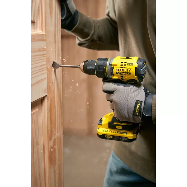 Aku bezuhlíková vrtačka Stanley FATMAX® SFMCD720D2K, V20, 2 x 2.0 Ah 18 V