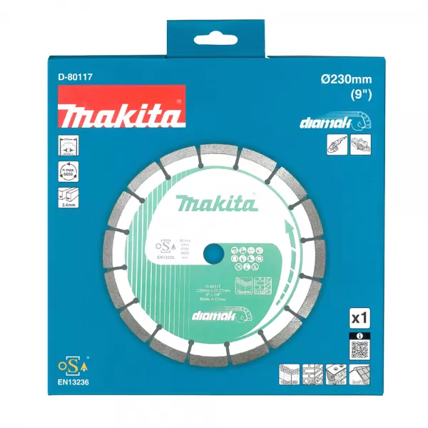 kotouč řezný diamantový segmentový 230x22.23mm