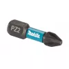 Bit šroubovací torzní 1/4" rázový, Impact Black PZ2, 25mm 25 ks, Makita