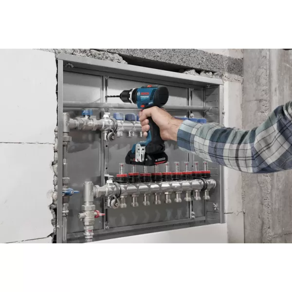 Aku vrtačka s příklepem Bosch GSB 18V-65 Professional, 2x4,0Ah ProCore, 06019N3306