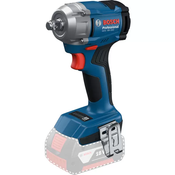 Aku rázový utahovák Bosch GDS 18V-350 Professional, 2x4,0Ah, 06019M5021