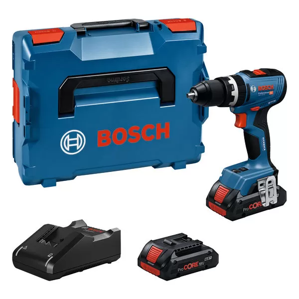 Aku vrtačka Bosch GSR 18V-65 Professional, 2x4,0Ah ProCore, 06019N3206
