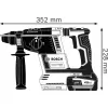 Kladivo vrtací aku Bosch GBH 18V-26F Professional 2x5,0Ah 0611910007