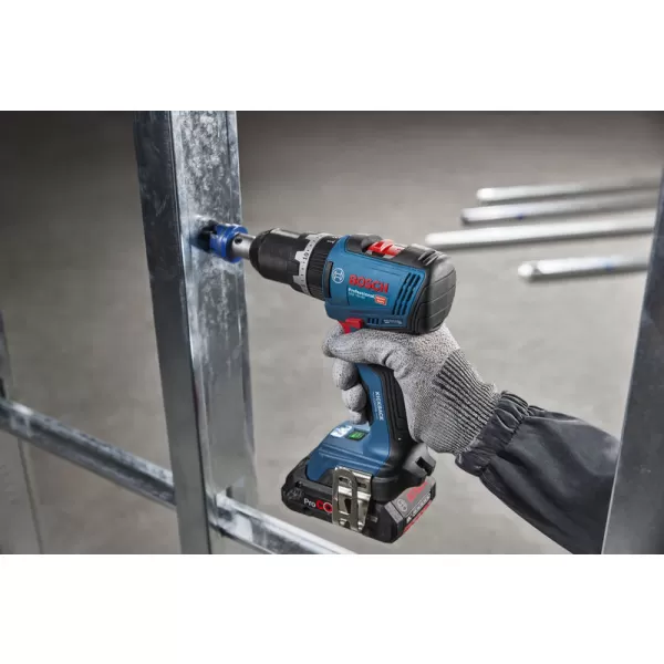 Aku vrtačka s příklepem Bosch GSB 18V-65 Professional, 2x4,0Ah ProCore, 06019N3306