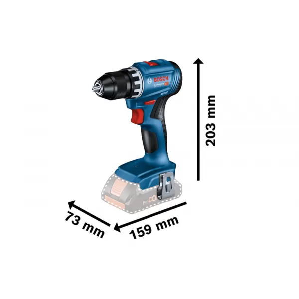 Sada aku nářadí Bosch GSR 18V-45 + GBH 18V-22 + GWS 18V-8 Professional