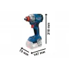 Aku rázový utahovák Bosch GDX 18V-285 Professional 2x4,0Ah, 06019N2102