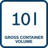 Aku vysavač Bosch GAS 18V-10 L Professional 1x4,0Ah
