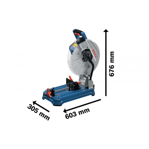 Aku rozbrušovací pila na kov Bosch GCD 18V-355 Professional