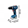 Sada aku nářadí Bosch GSB 18V-65 + GWS 18V-11 + GBH 18V-24C + VDE sada šroubováků a kleští (3x 5.0Ah)
