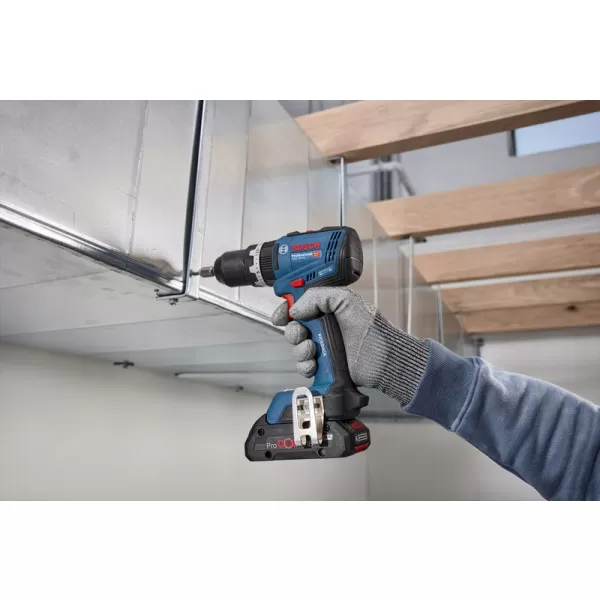 Aku vrtačka s příklepem Bosch GSB 18V-65 Professional, 2x4,0Ah GBA, 06019N3307