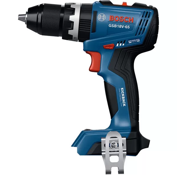 Aku vrtačka s příklepem Bosch GSB 18V-65 Professional, solo, kufr L-Boxx 06019N3301