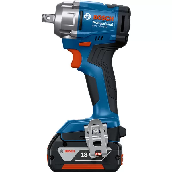 Aku rázový utahovák Bosch GDS 18V-350 Professional, 2x4,0Ah, 06019M5021