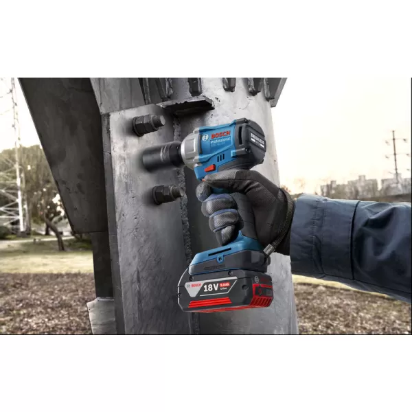 Aku rázový utahovák Bosch GDS 18V-350 Professional, 2x4,0Ah, 06019M5021