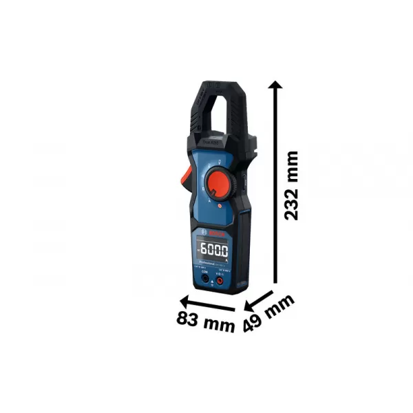 Klešťový ampérmetr Bosch GMC 600-15 + MH1 Professional
