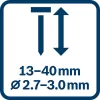 Aku hřebíkovačka Bosch GNB 18V-40 Professional 2x4,0Ah 06019L7005