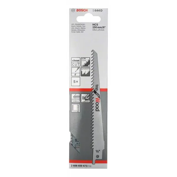 Pilový plátek do pily ocasky S 644 D Top for Wood
