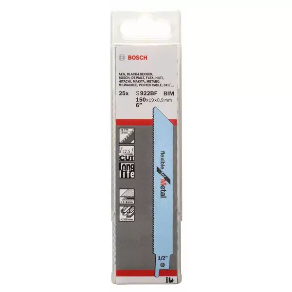 Pilový plátek do pily ocasky Bosch S 922 BF Flexible for Metal