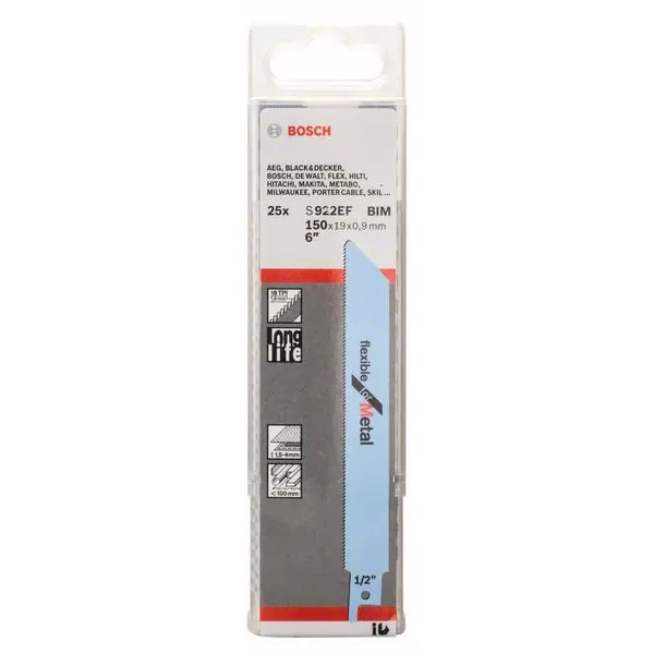 Pilový plátek do pily ocasky S 922 EF Flexible for Metal