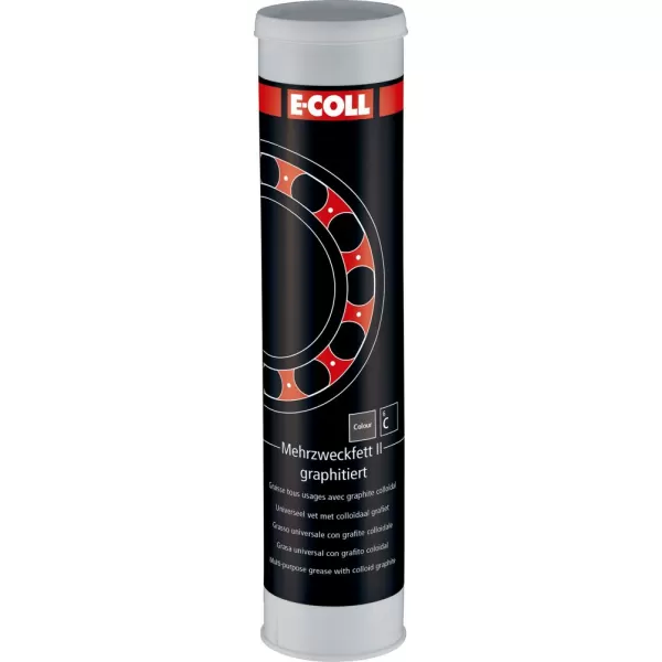 Víceúčelové mazivo II grafitované kartuše 400g E-COLL EE 