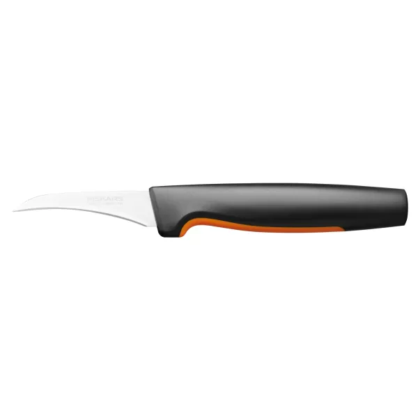 Zahnutý loupací nůž 7cm Fiskars