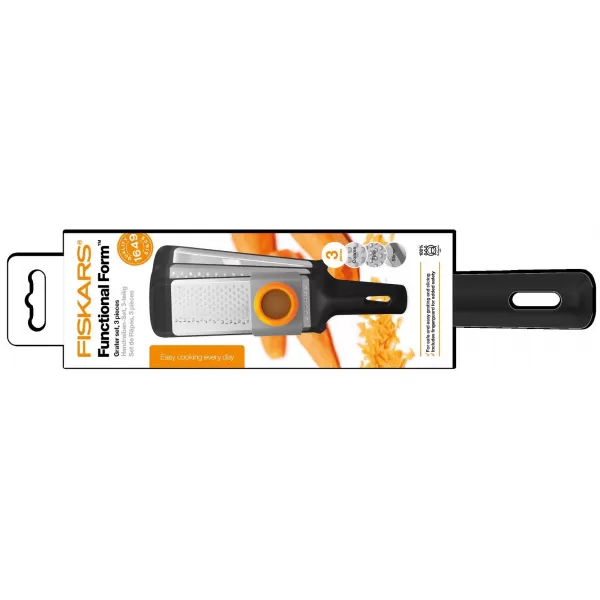 Sada jemné, hrubé struhadlo a kráječ zeleniny Fiskars