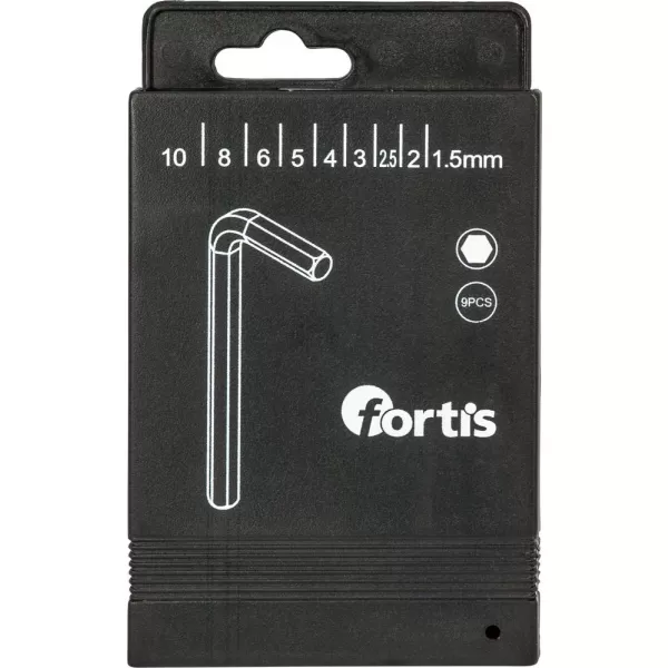 Sada imbus klíčů - Box 9-díl. 1,5-10mm FORTIS