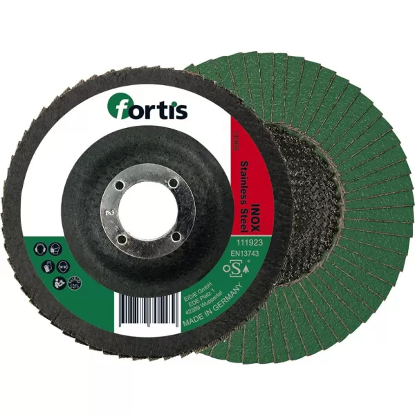 Kotouč lamelový 115mm K80 klenutý ocel/inox FORTIS